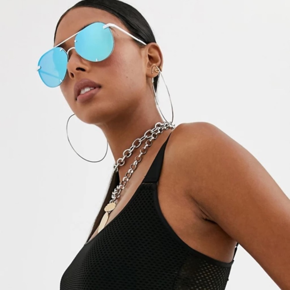 Quay Rebelle Aviator Sunglasses